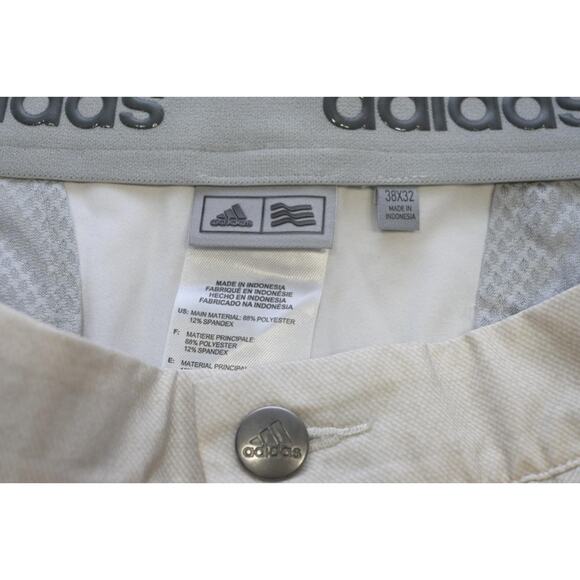 Adidas Golf Pants ClimaLite Stretch Flat Dry Fitting Athletic Mens Size 38 x 32 - Picture 6 of 7